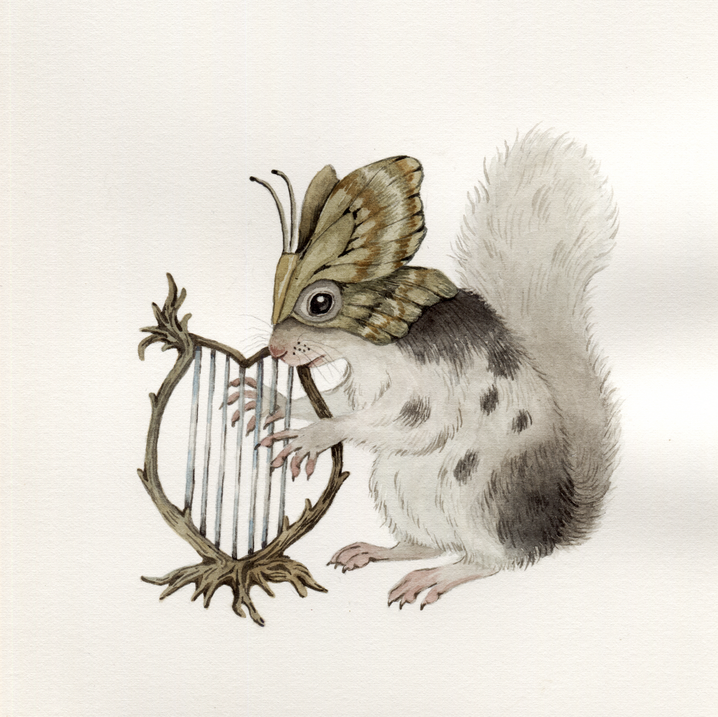 “The Luthier of Leaves” - Original Watercolor Illustration AVAILABLE AUGUST 1ST