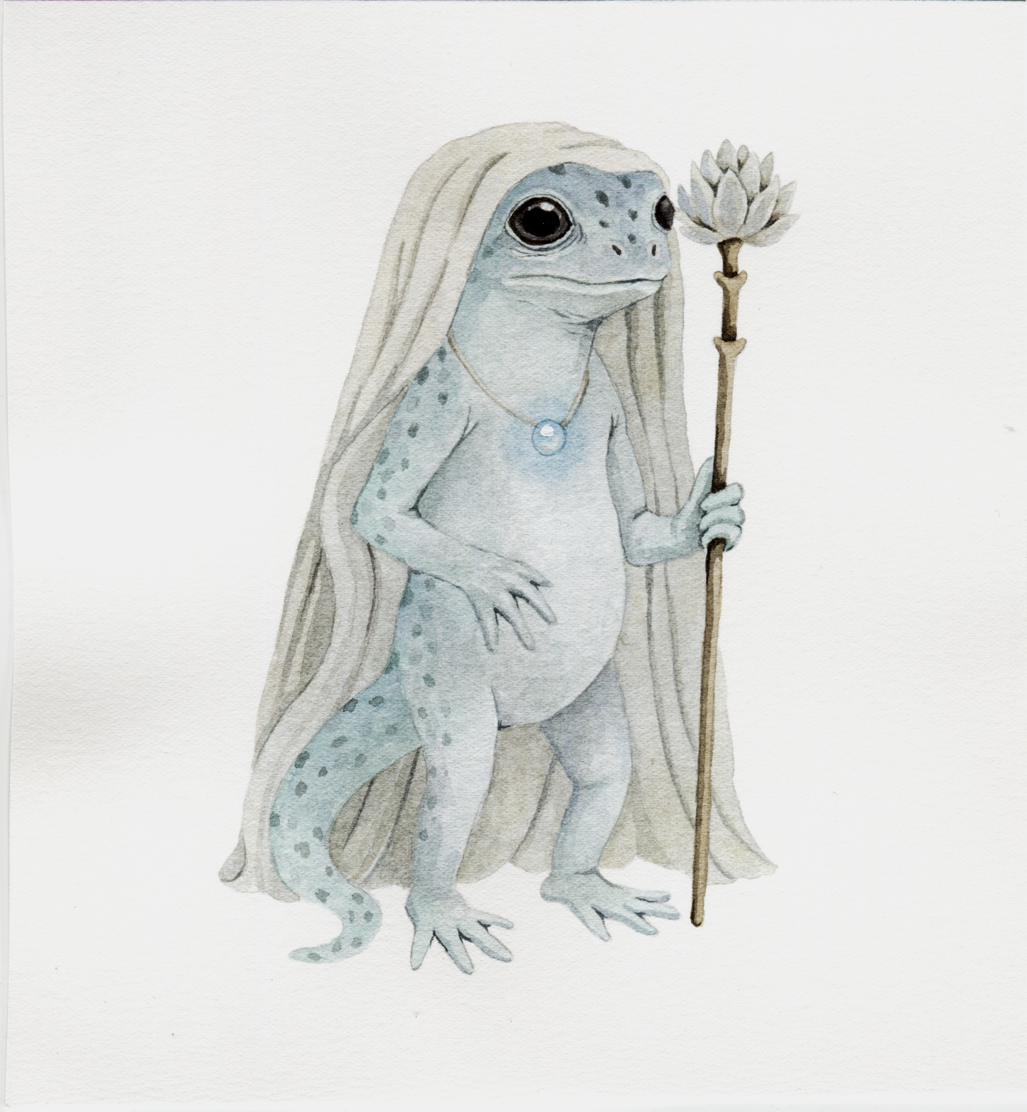 "The Seer Priestess" - Original Watercolor Illustration AVAILABLE AUGUST 1ST