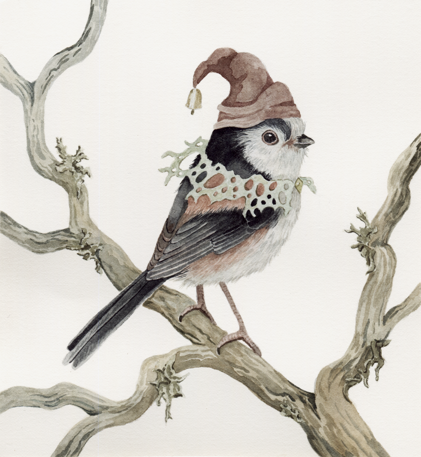“Mossfeather of the Hollow Oak” - Original Watercolor Illustration AVAILABLE AUGUST 1ST