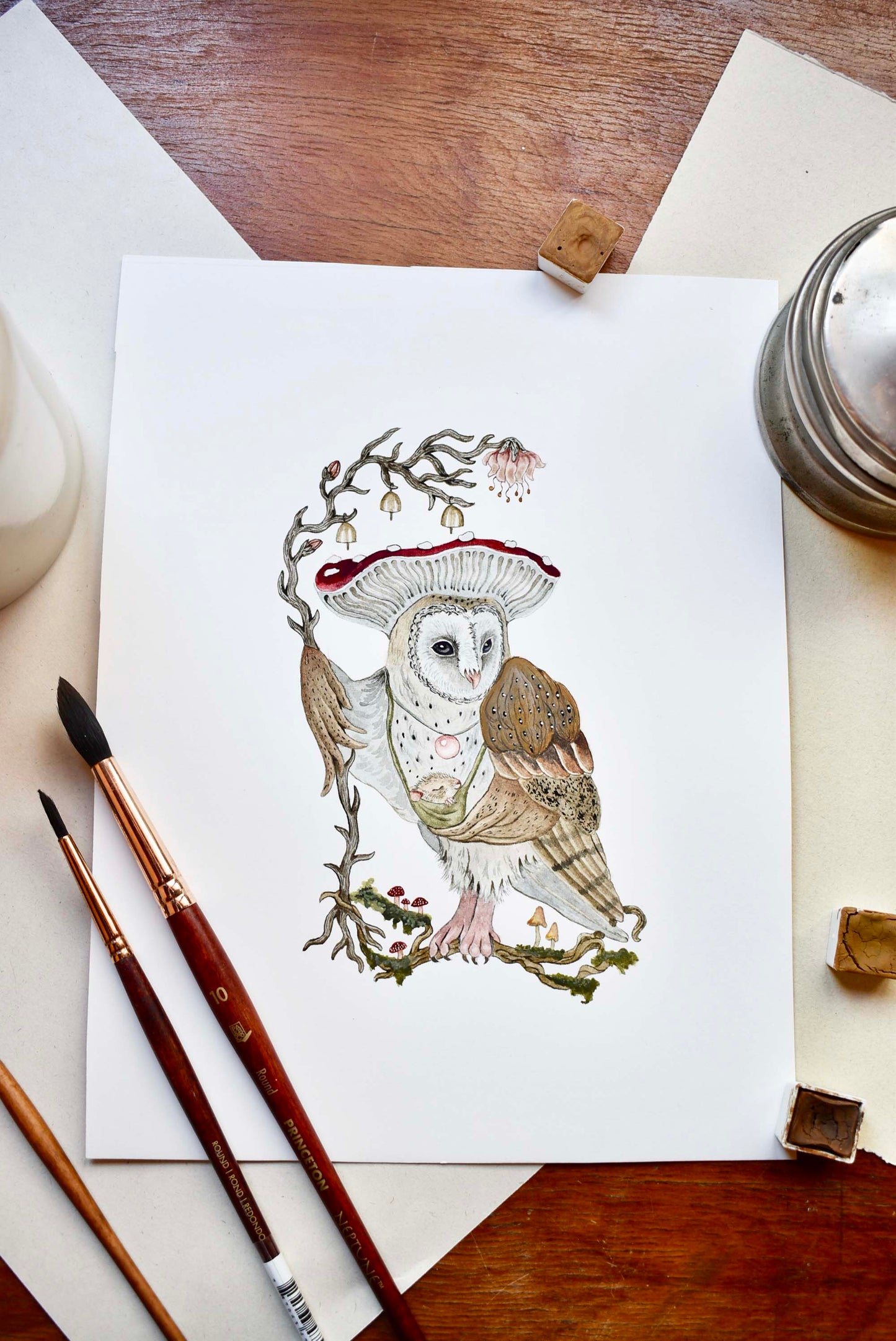 Watercolor Marauder Momma - Fine Art Giclee Print