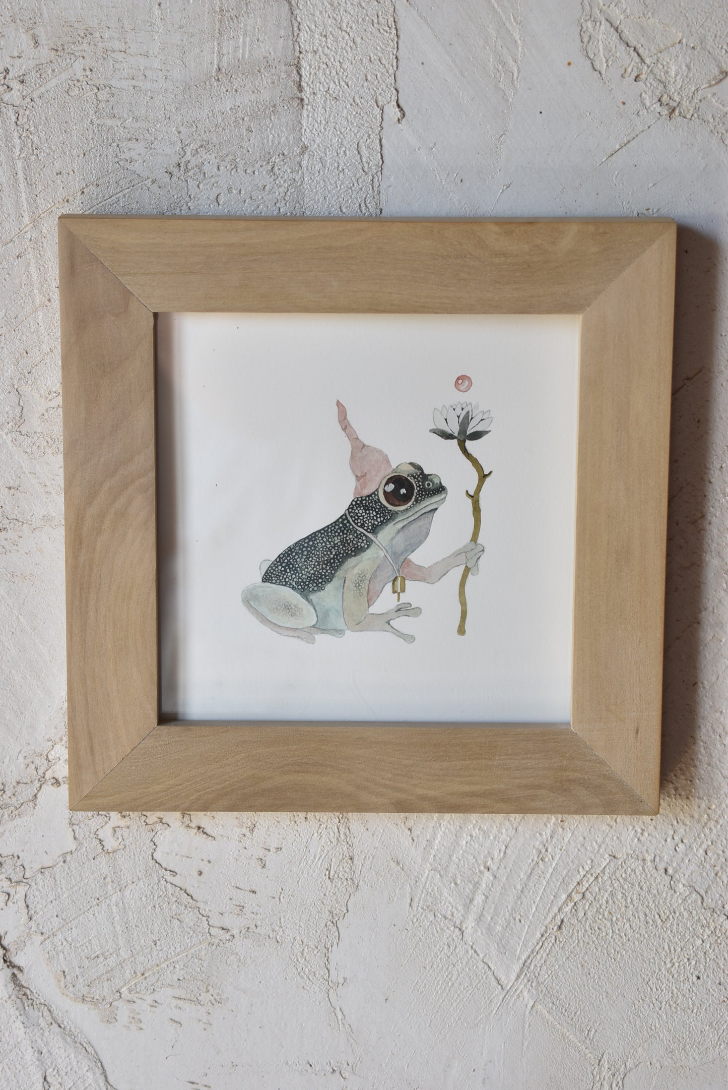 Watercolor Little Toad - ORIGINAL WATERCOLOR