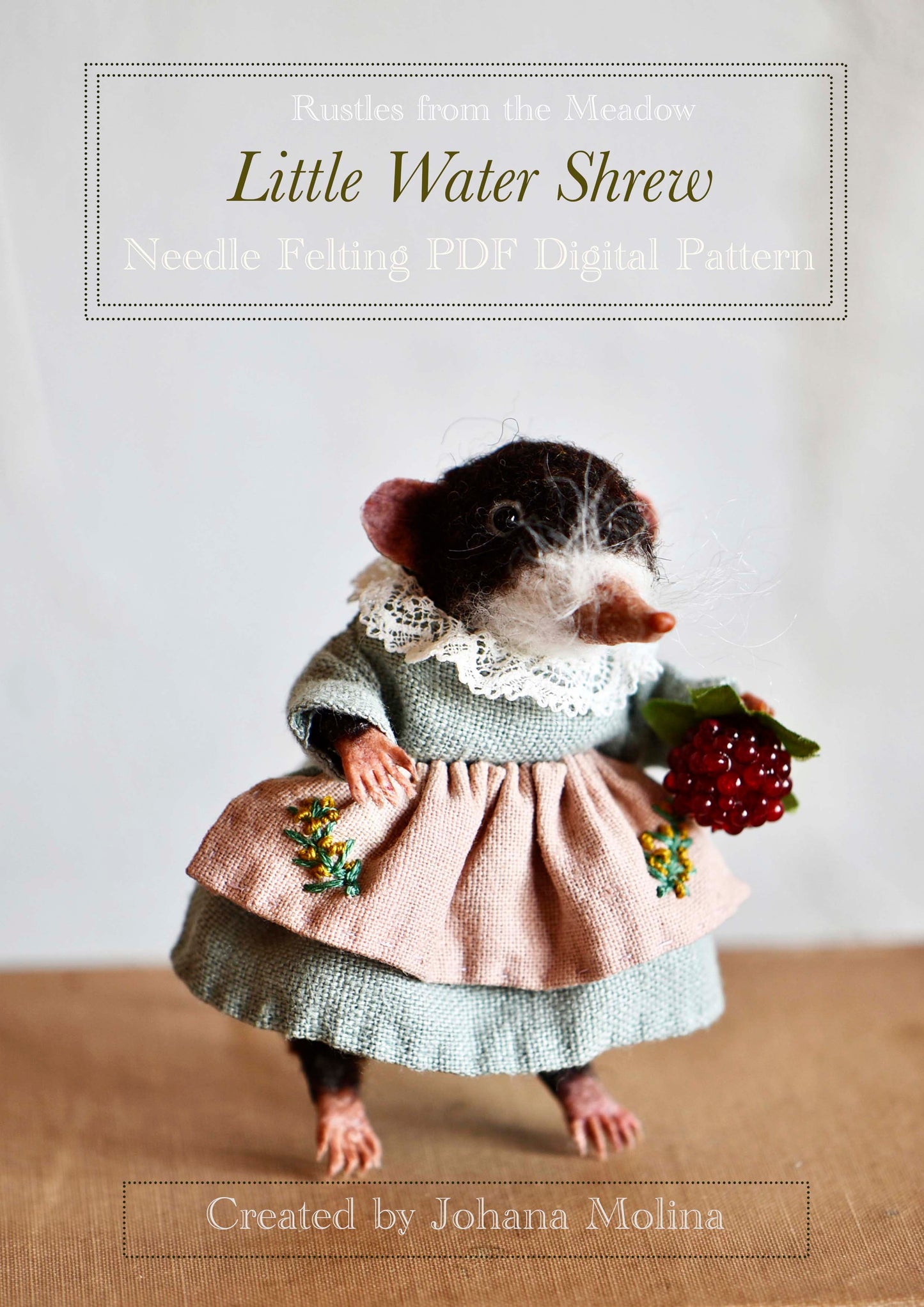Needle Felted Shrew PDF Tutorial