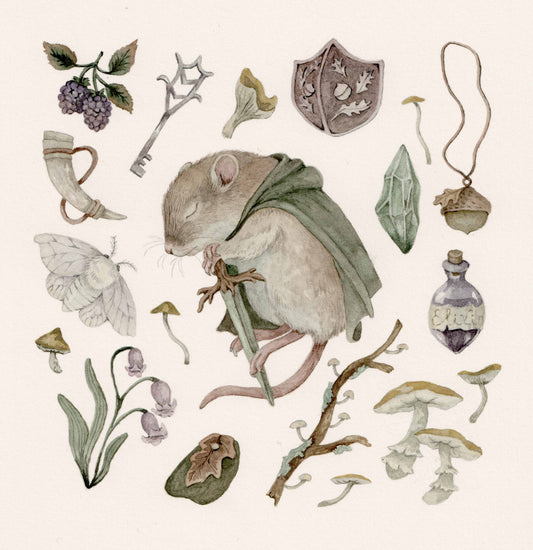 NEW!! Custom Character Illustration - Original Watercolor Illustration