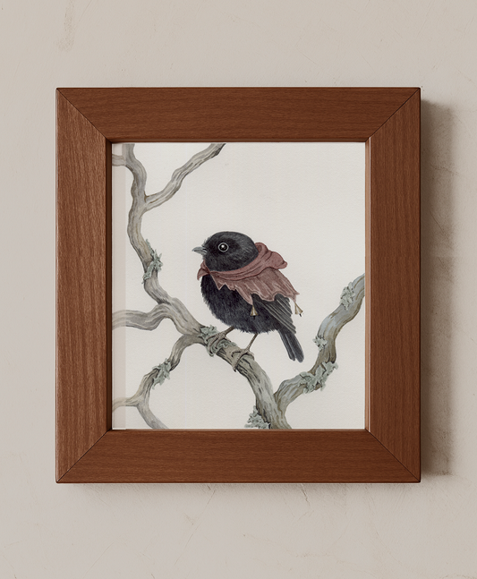 “The Silent Cloaked One” - Original Watercolor Illustration AVAILABLE AUGUST 1ST