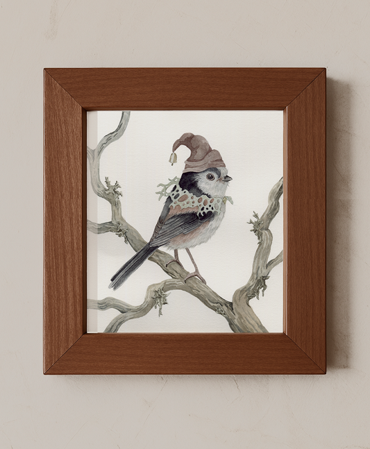 “Mossfeather of the Hollow Oak” - Original Watercolor Illustration AVAILABLE AUGUST 1ST