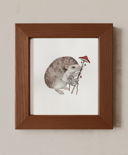 “Keeper of the Masked Rite” - Original Watercolor Illustration AVAILABLE AUGUST 1ST