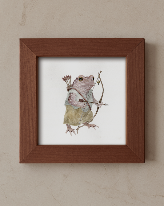 "The Marsh Sentinel" - Original Watercolor Illustration