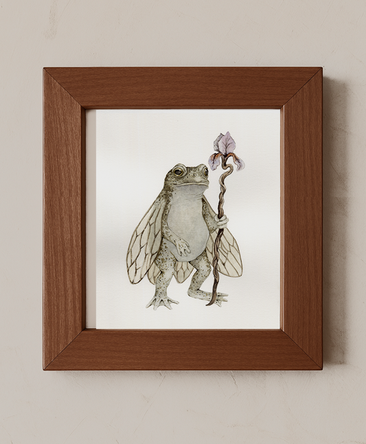 “The Cicada Herald” - Original Watercolor Illustration AVAILABLE AUGUST 1ST