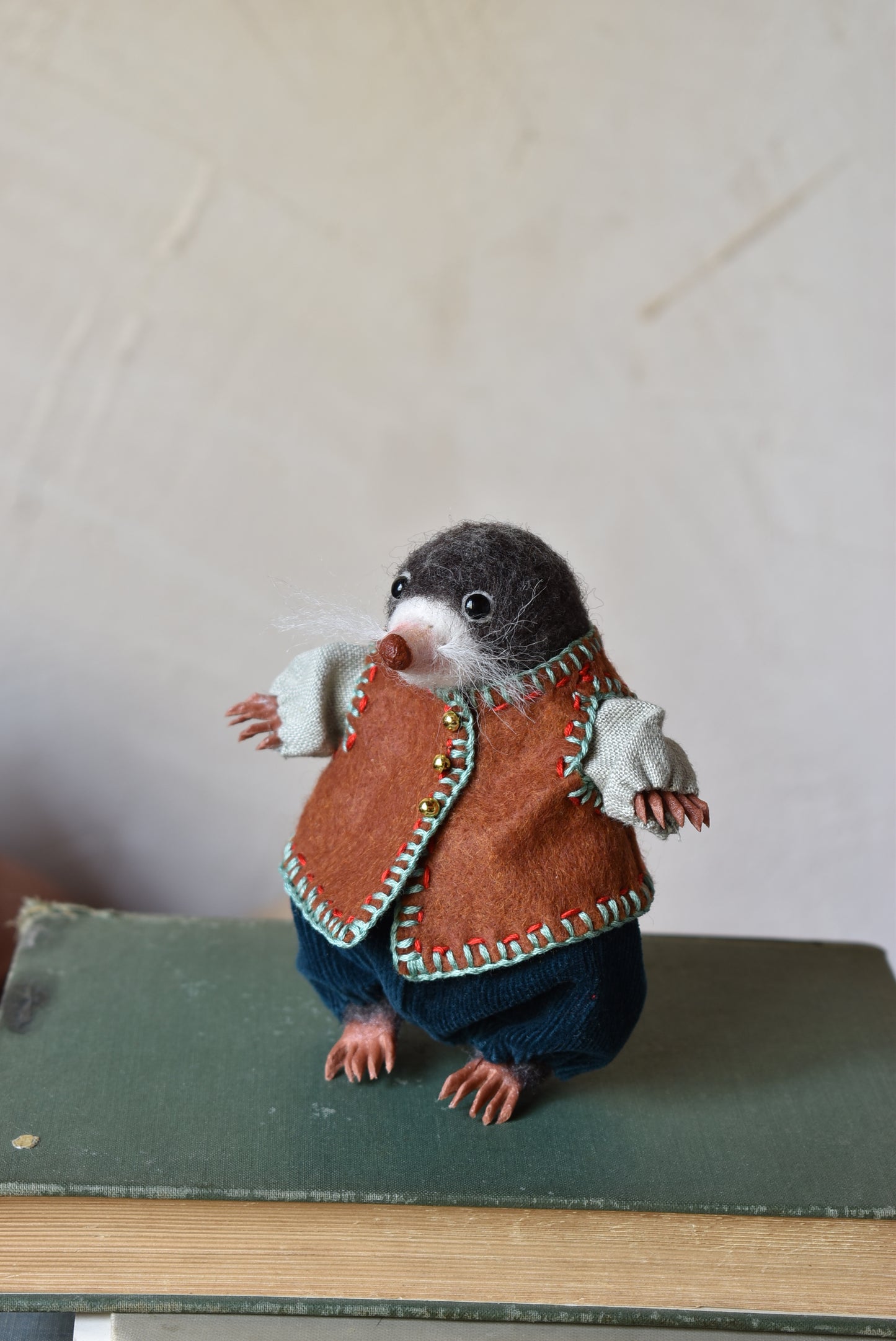 Little Mr. Mole - Needle Felting PDF DIGITAL PATTERN