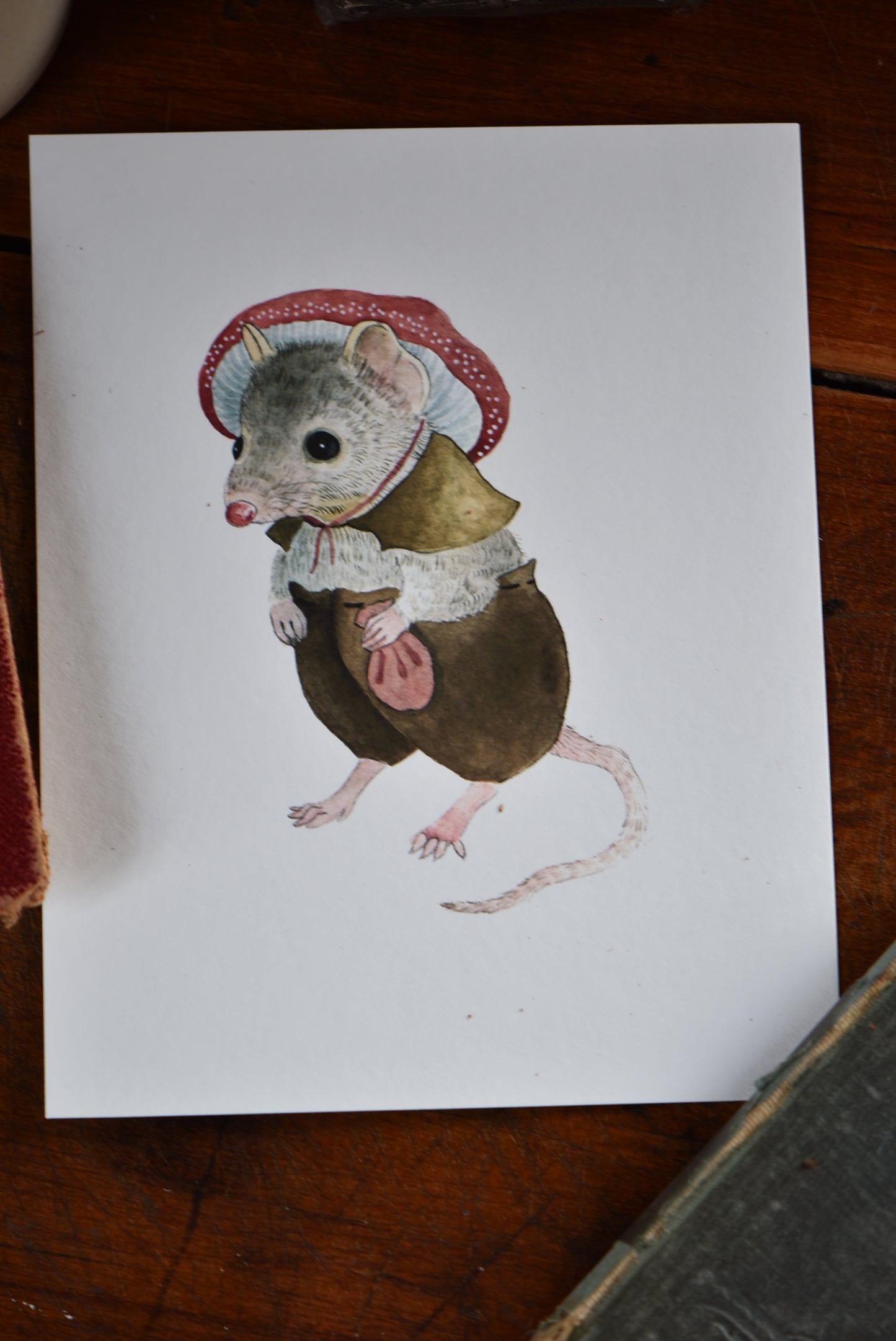 Wanderer Mouse  - Fine Art Giclee Print