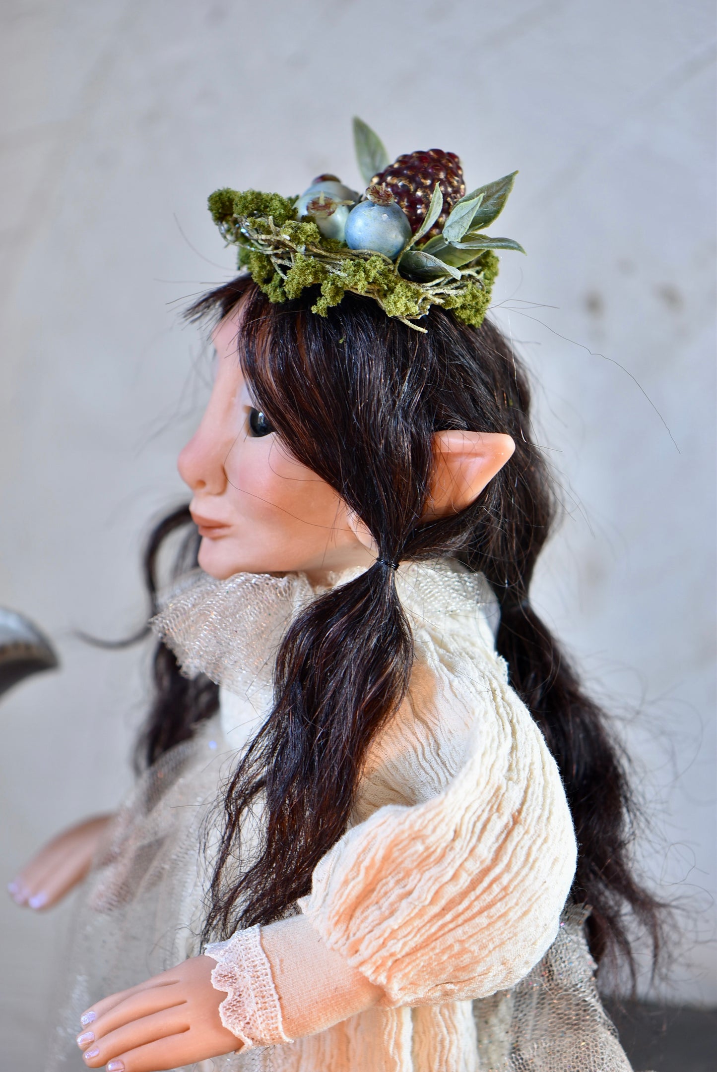 Valrya the Elf of the Forest ART DOLL - By rustles from the meadow