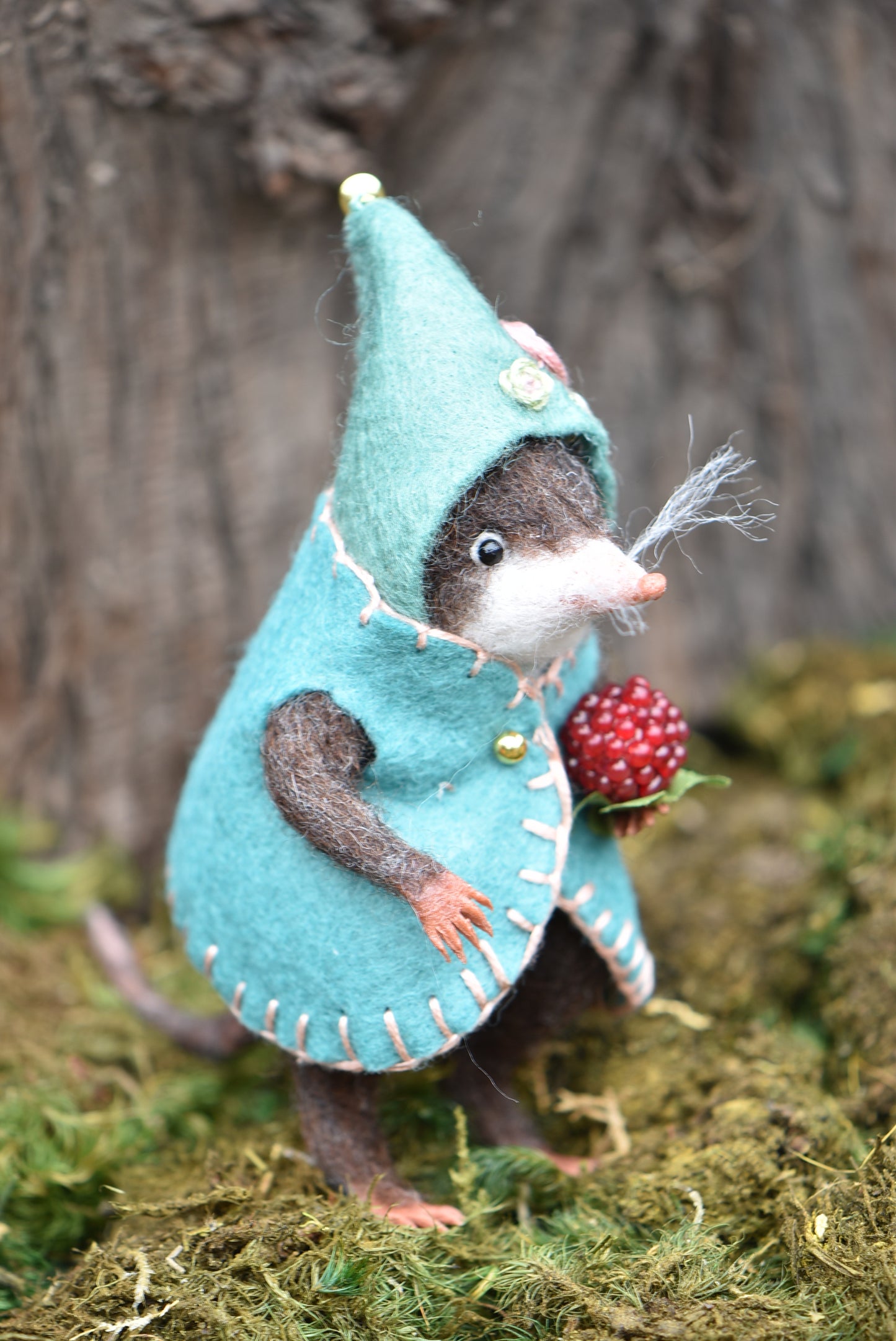 Little Hooded Shrew- Rustles from the meadow Limited Edition of 6