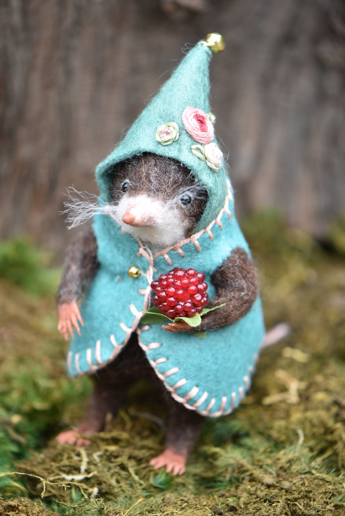 Little Hooded Shrew- Rustles from the meadow Limited Edition of 6