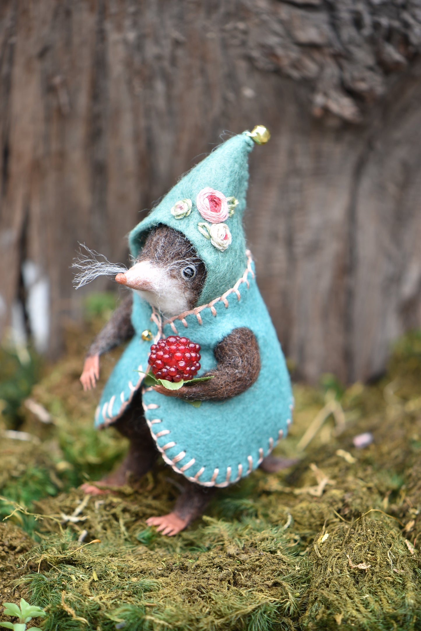 Little Hooded Shrew- Rustles from the meadow Limited Edition of 6