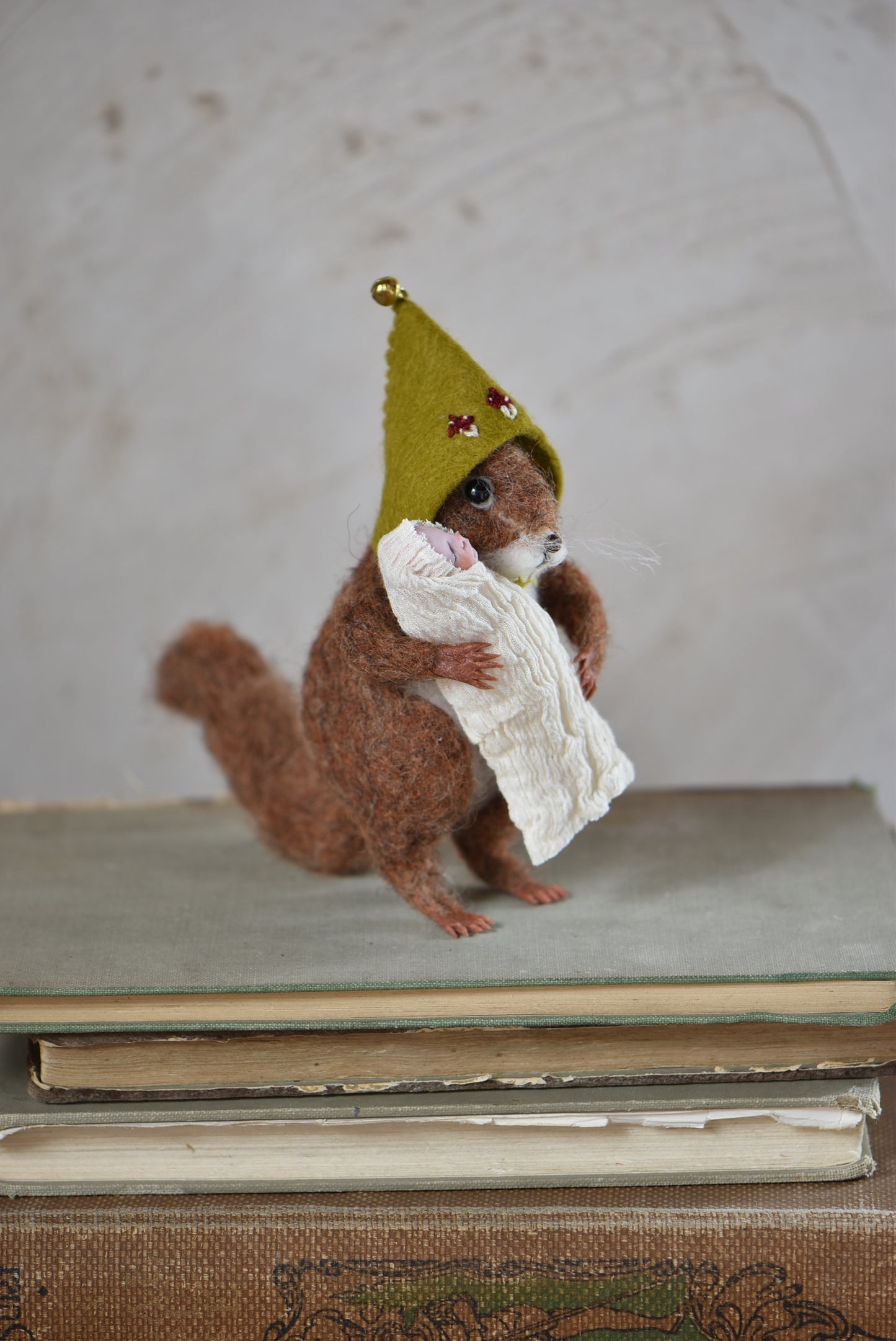 1 LEFT Little Godmother Squirrel- Rustles from the meadow Limited Edition of 6