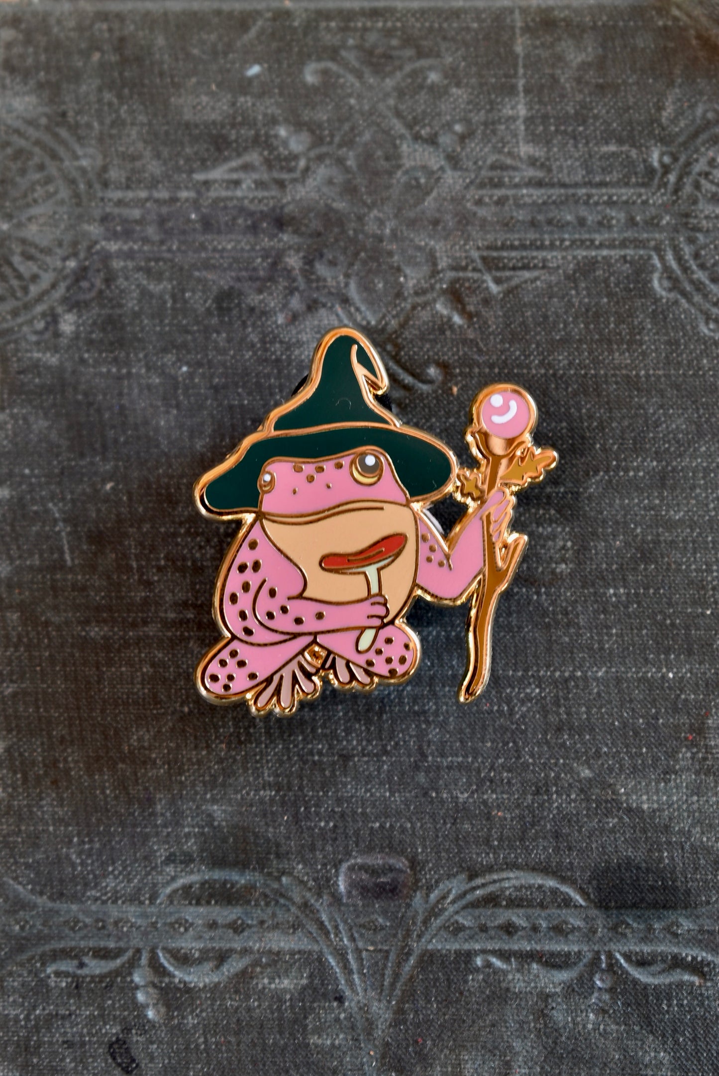 REALM OF LULLABY PIN Witch Frog