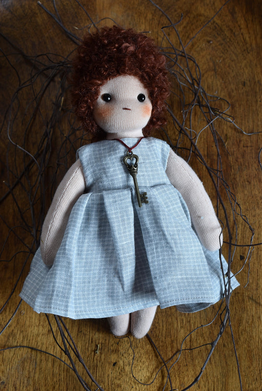 Cloth Art Doll - By rustles from the meadow