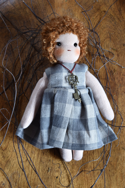 Cloth Art Doll - By rustles from the meadow