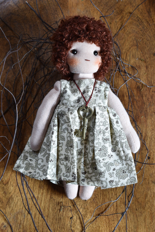 Cloth Art Doll - By rustles from the meadow