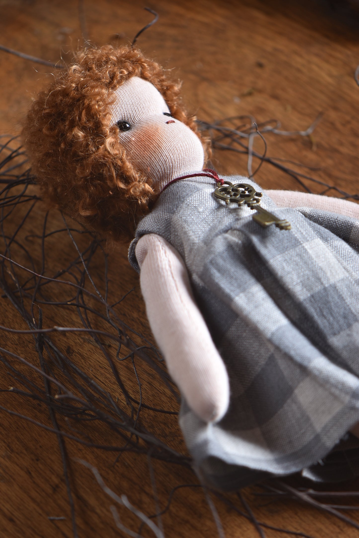 Cloth Art Doll - By rustles from the meadow