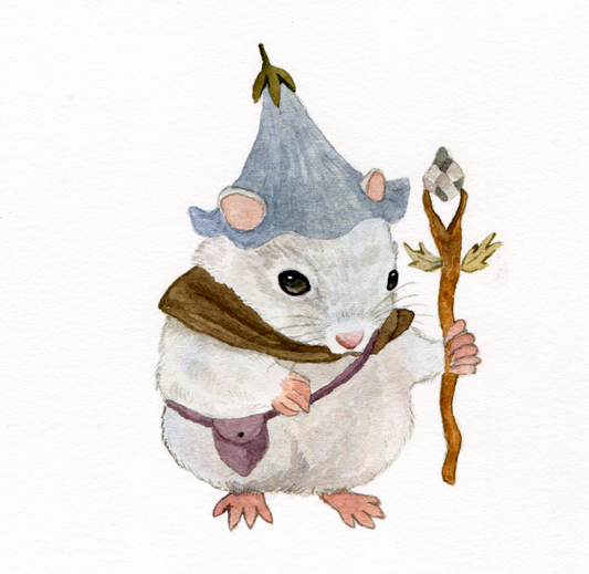 Little Wanderer Mouse - Fine Art Giclee Print (Copy)