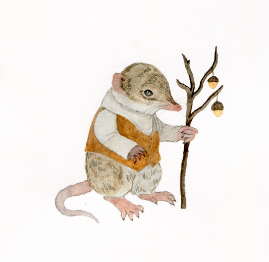 Little Wanderer Shrew - Fine Art Giclee Print