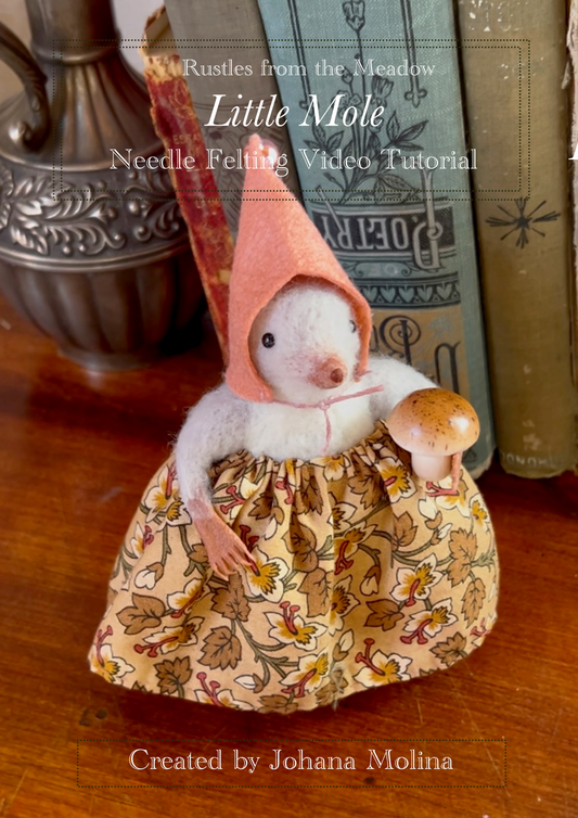 Needle Felted Mole Video Tutorial