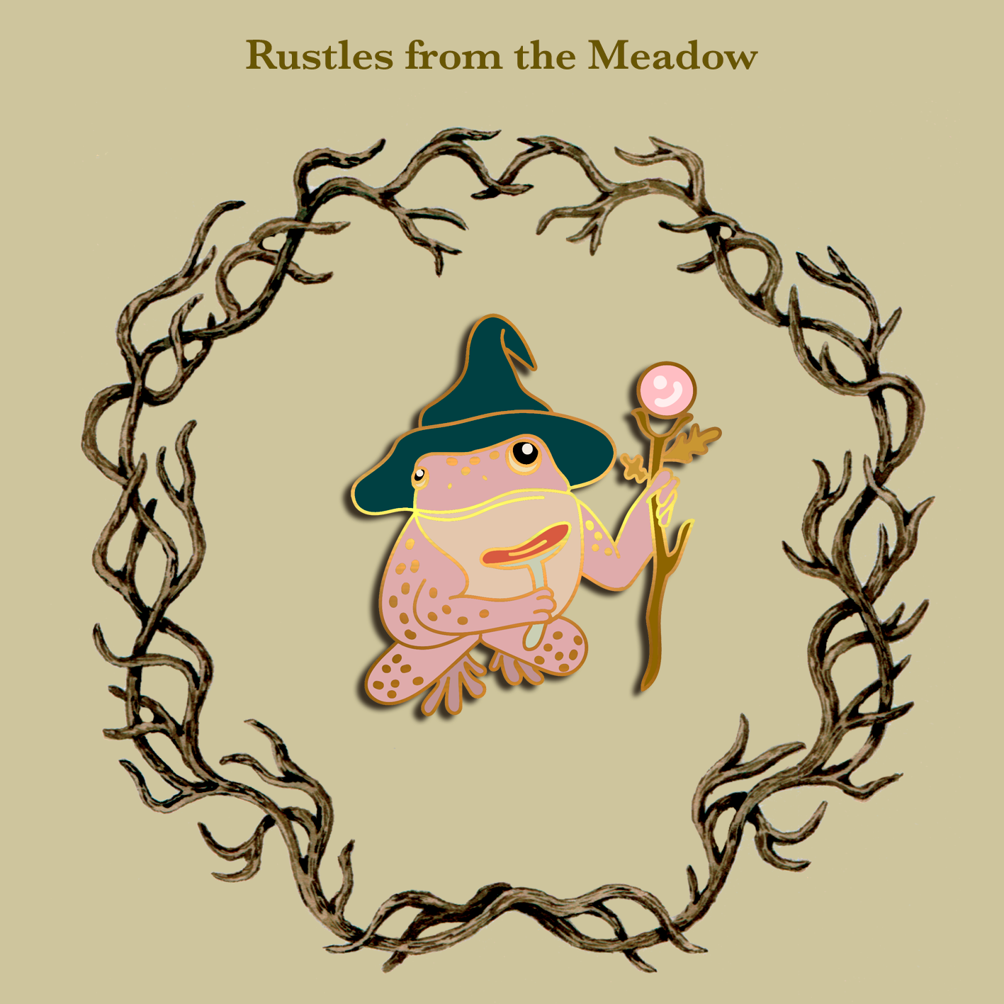 REALM OF LULLABY PIN Witch Frog