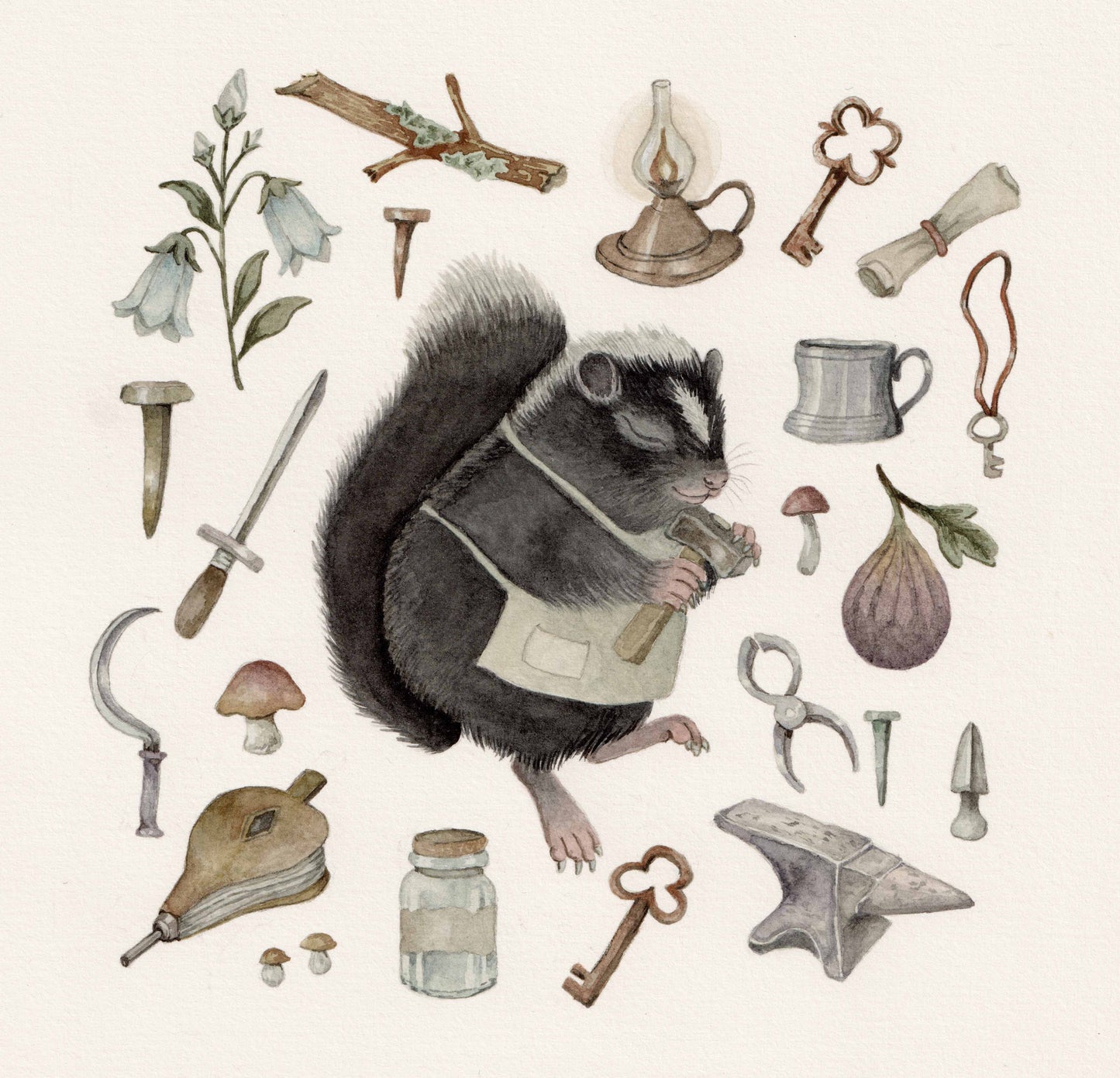 NEW!! Custom Character Illustration - Original Watercolor Illustration