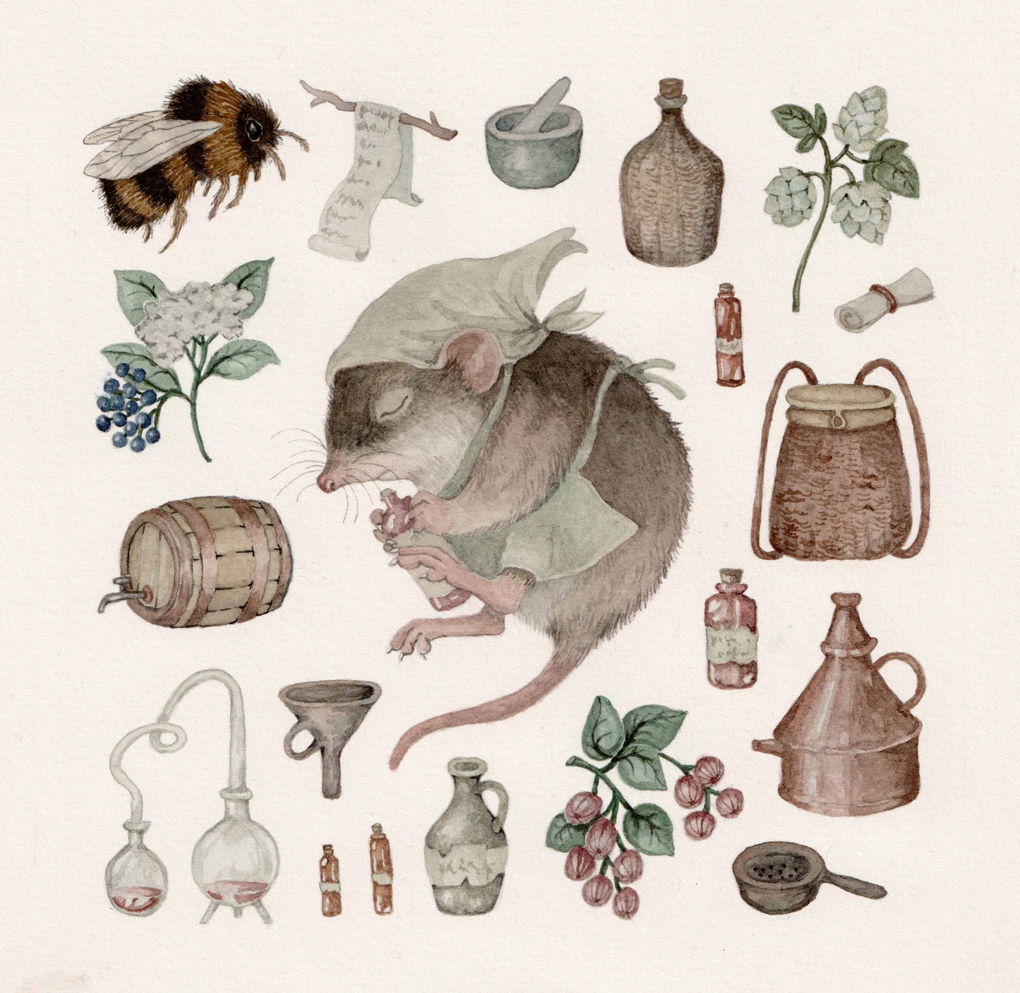 NEW!! Custom Character Illustration - Original Watercolor Illustration