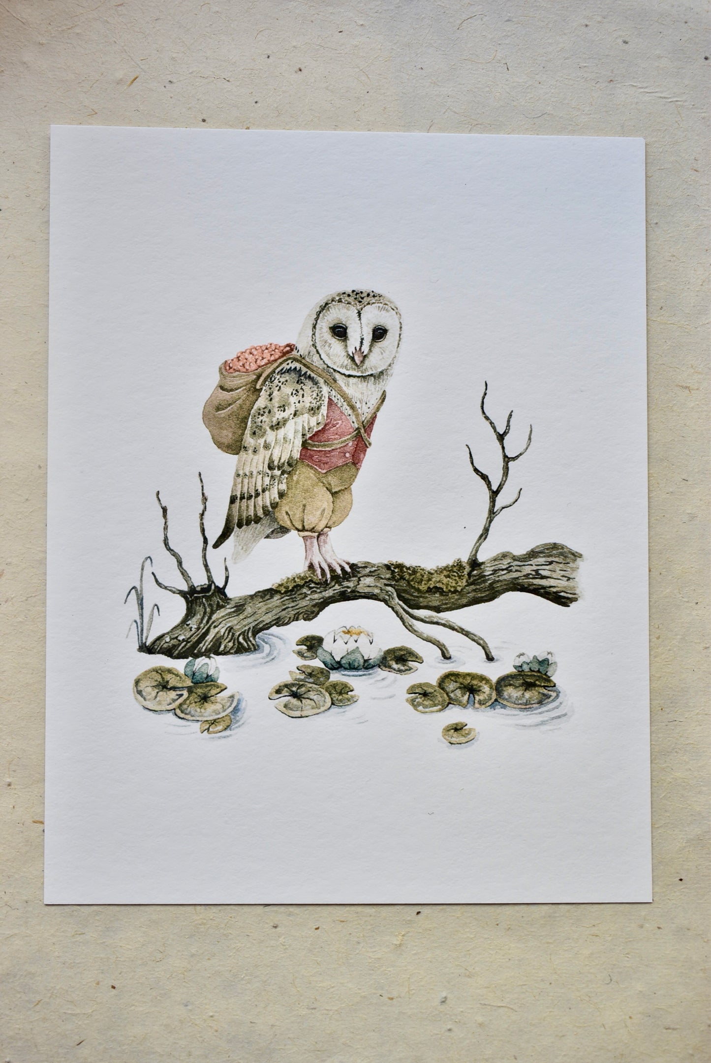 Forager Owl  - Fine Art Giclee Print